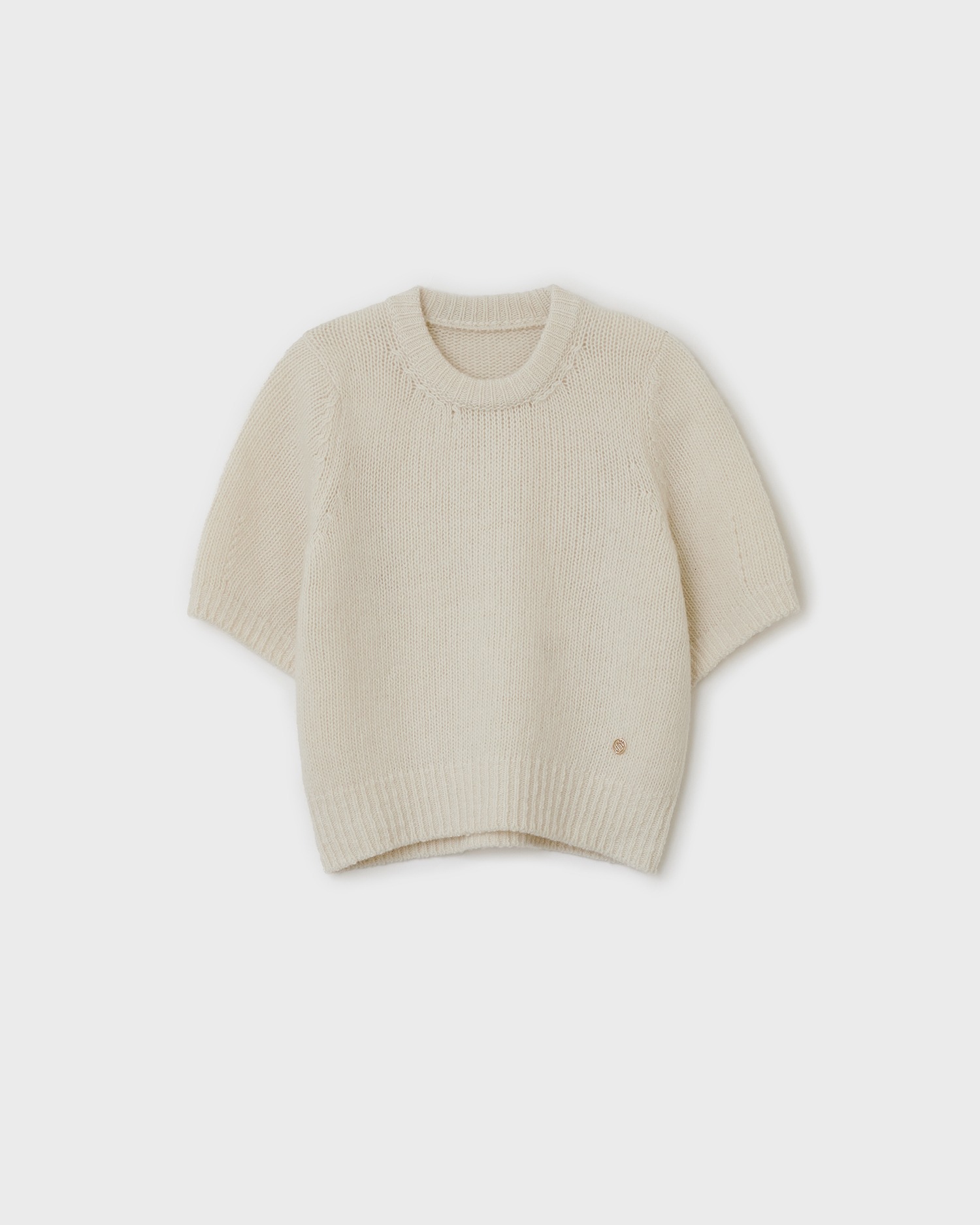 Wool Puff Sleeve Knit - Ivory
