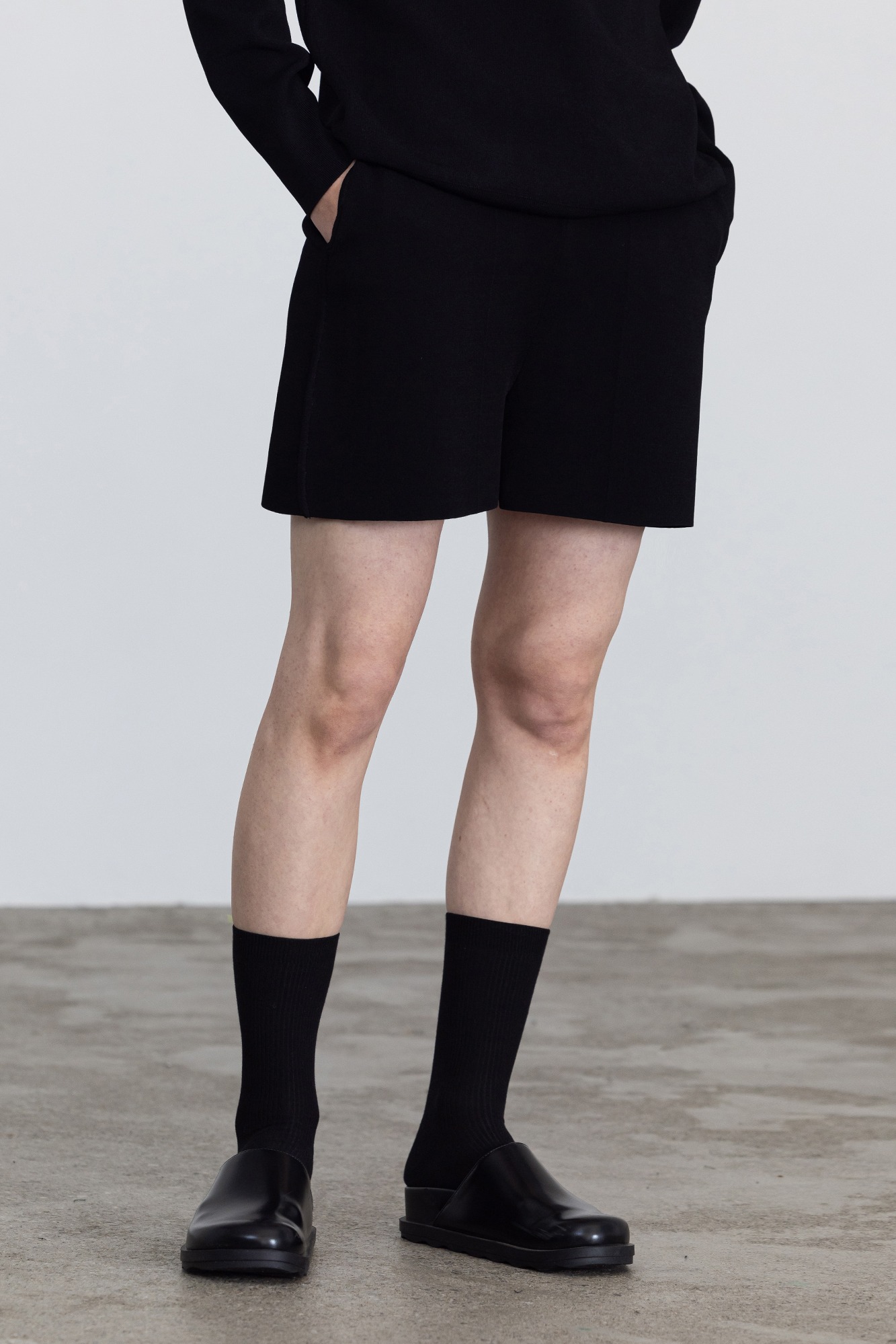 Comfort Knit Shorts - Black